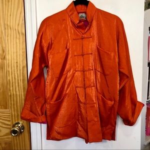 Vintage Silky Orange Jacket